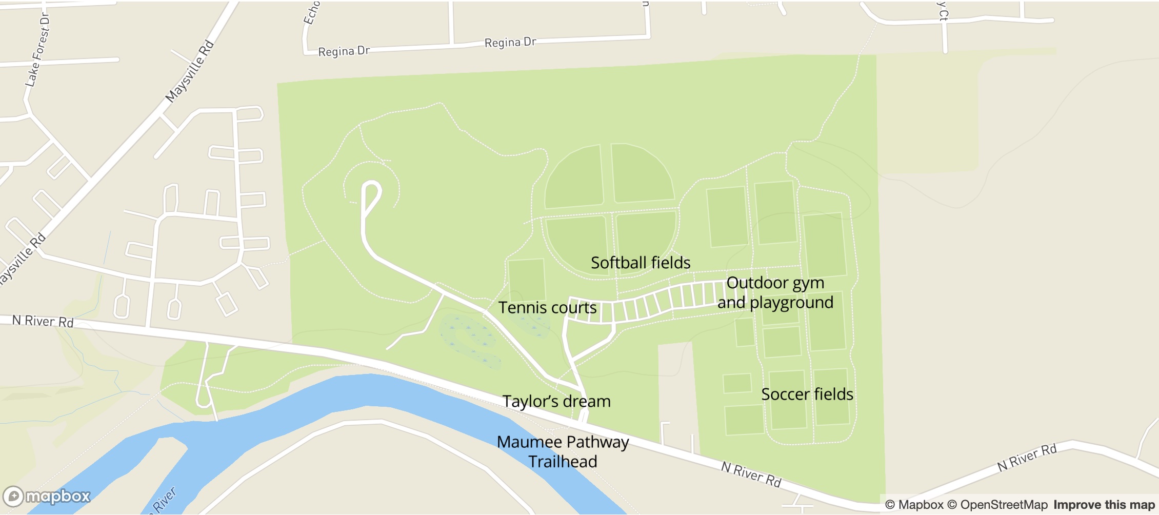 Map of Kreager Park