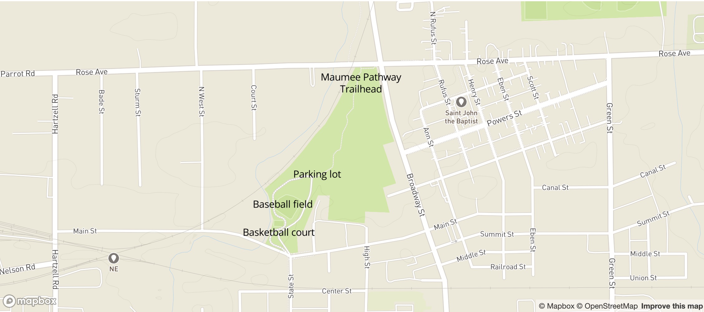 Map of Moser Park