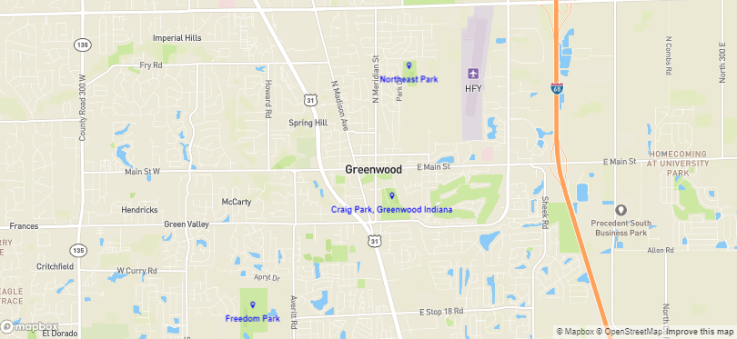Map of Best parks near Greenwood