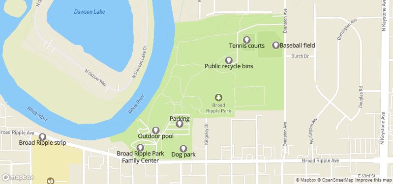 Map of Broad Ripple Park