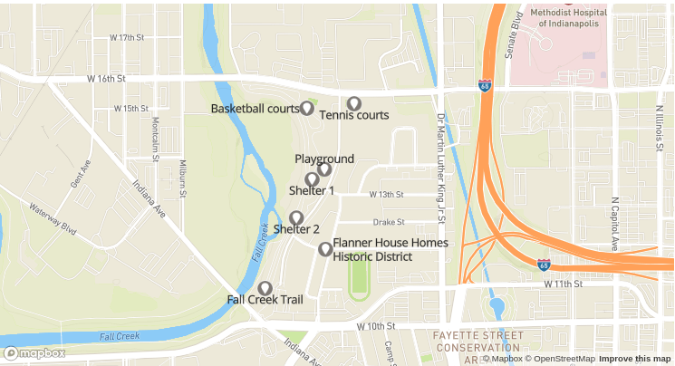 Map of Ensign Graham Edward Martin Park