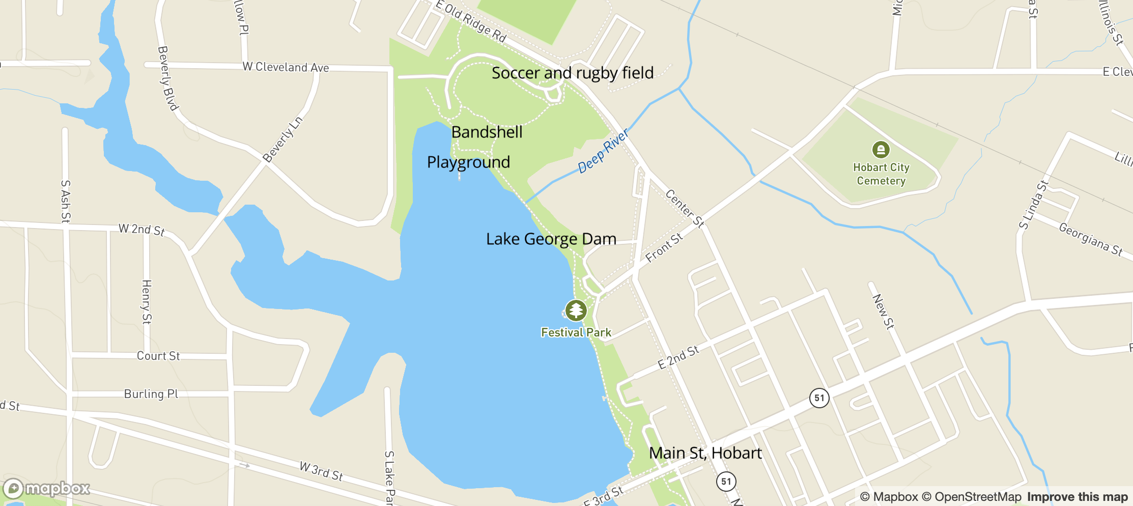 Map of Festival Park